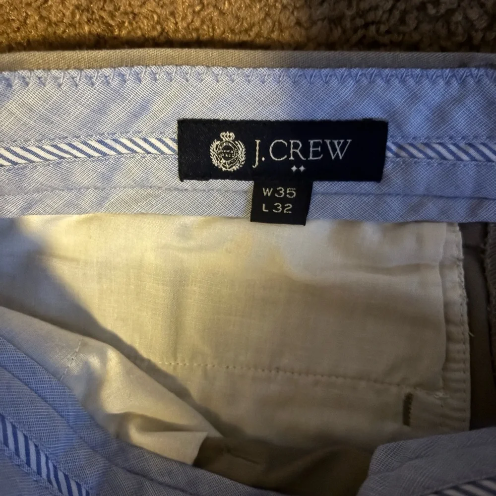 J. Crew Men's Khaki Chinos​​